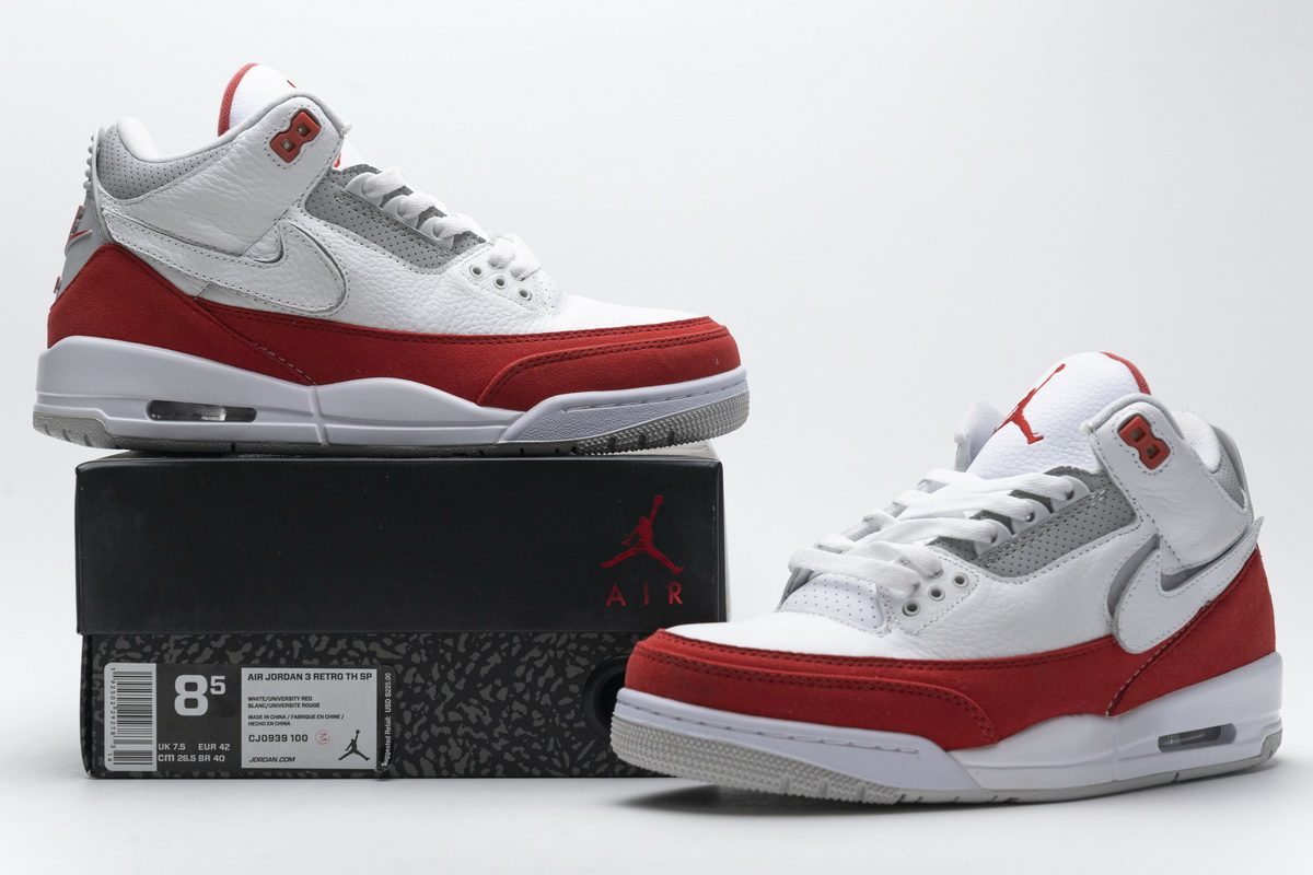 Nike Air Jordan 3 Tinker Hatfield Sp University Red Grey Cj0939 100 9 - www.kickbulk.cc